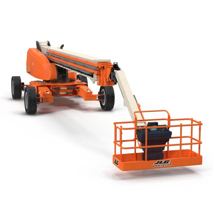 Telescopic Boom Lift JLG 1850 sj Rigged 3D model